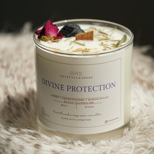 Divine Protection Premium Essential Oil Soy Wax Candle