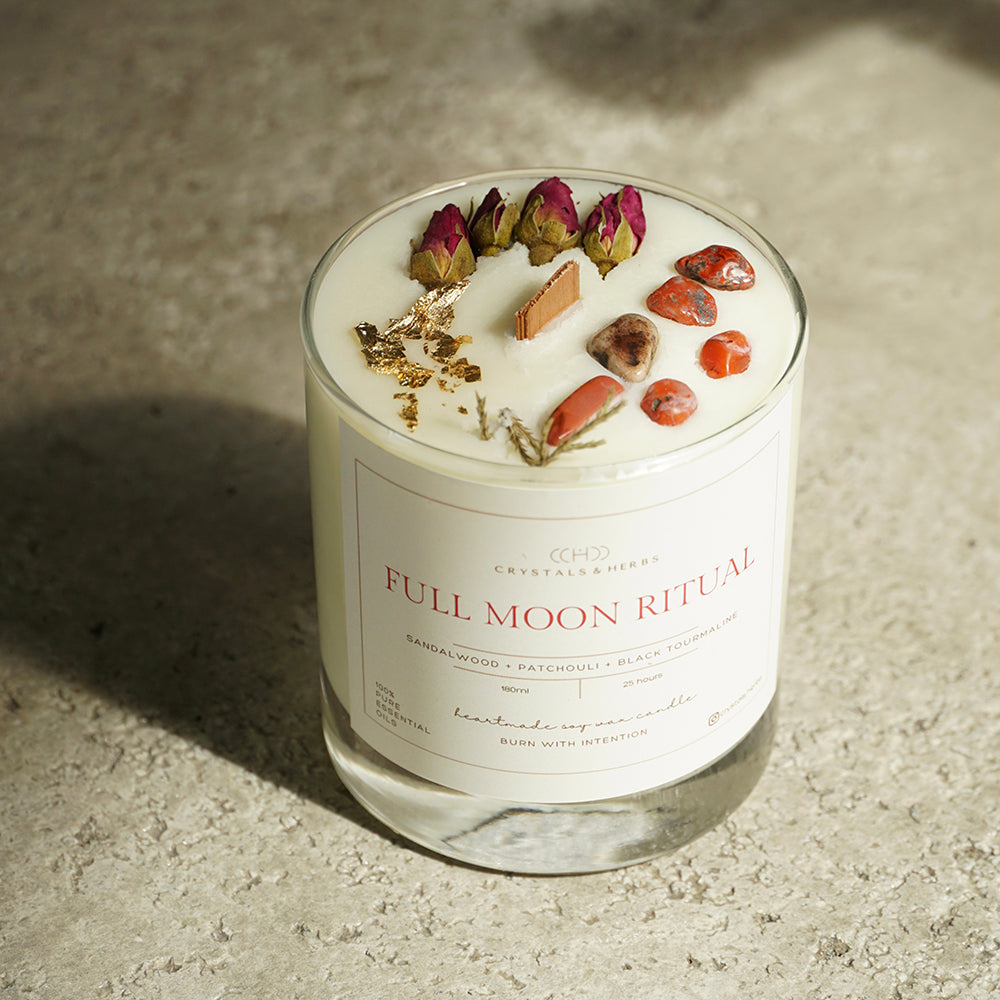 Full Moon Ritual Premium Essential Oil Soy Wax Candle