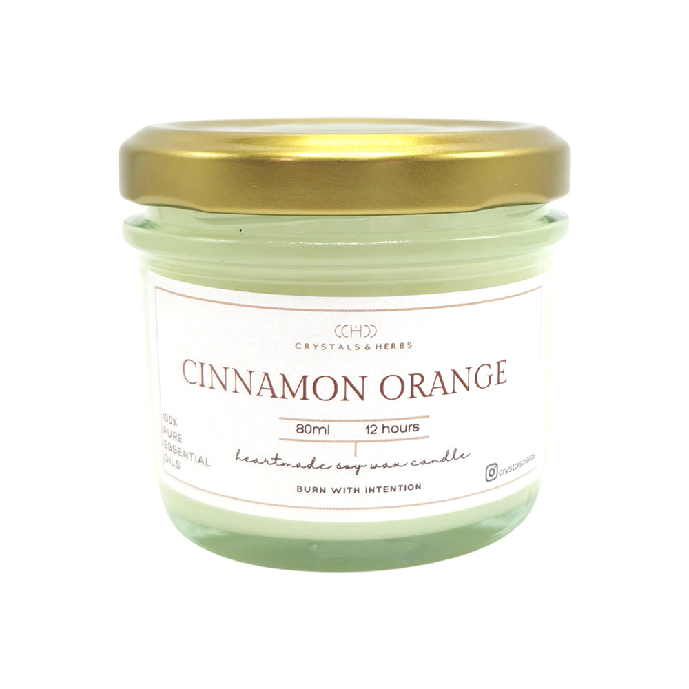 Cinnamon Orange Premium Essential Oil Soy Wax Candle