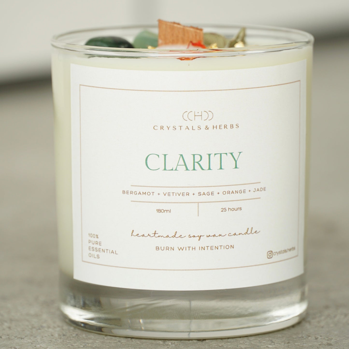 Clarity Premium Essential Oil Soy Wax Candle