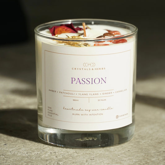 Passion Premium Essential Oil Soy Wax Candle