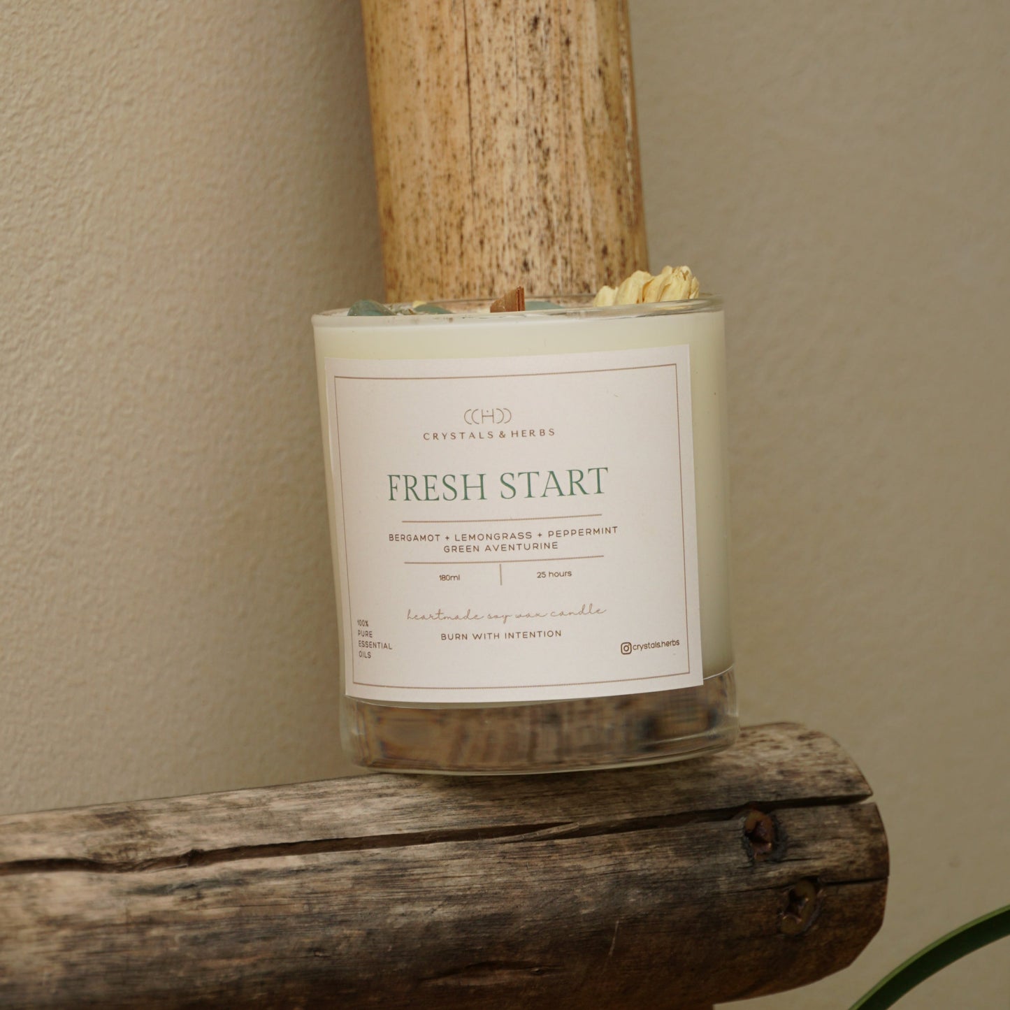 Fresh Start Premium Essential Oil Soy Wax Candle