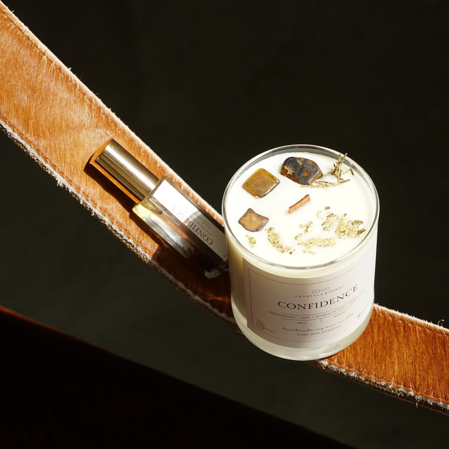 Confidence Gift Set - Candle 180ml + Aura Elixir Spray 15ml