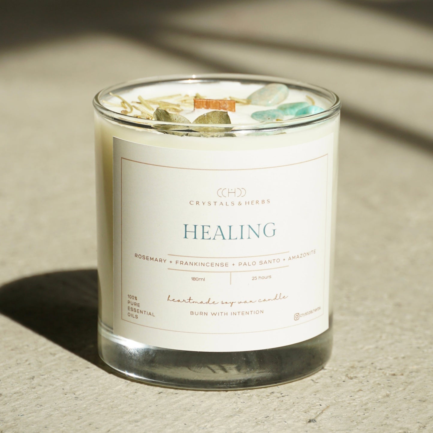 Healing Premium Essential Oil Soy Wax Candle