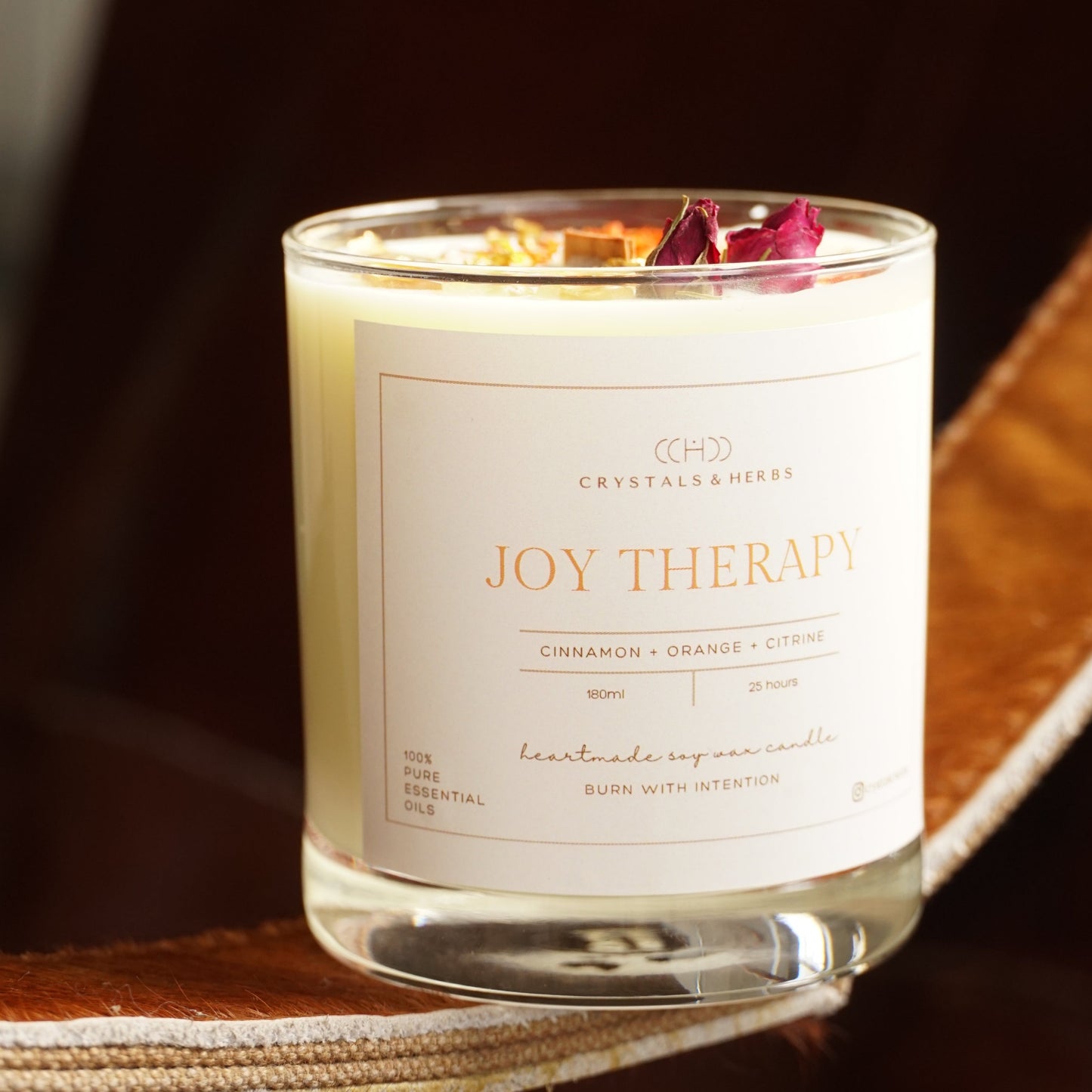 Joy Therapy Premium Essential Oil Soy Wax Candle