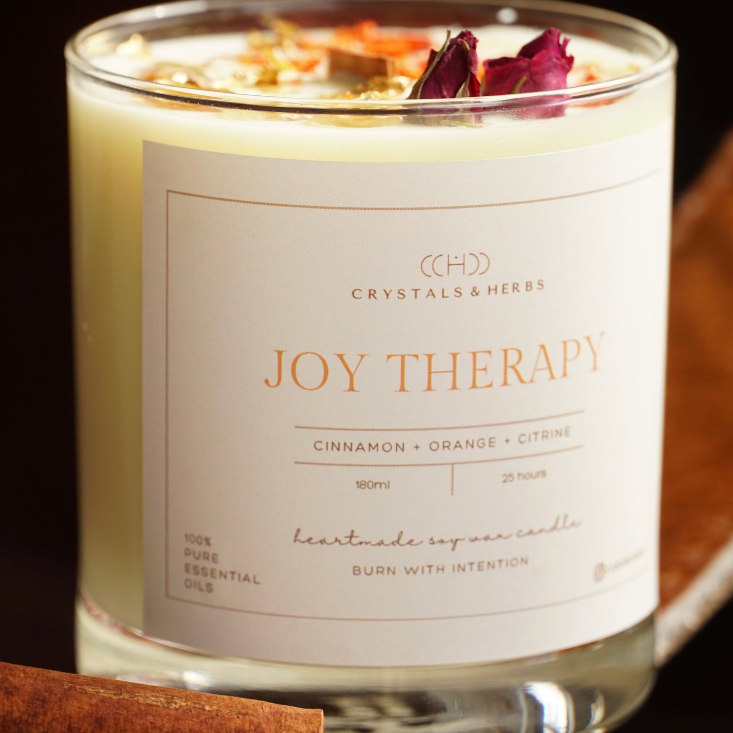Joy Therapy Premium Essential Oil Soy Wax Candle