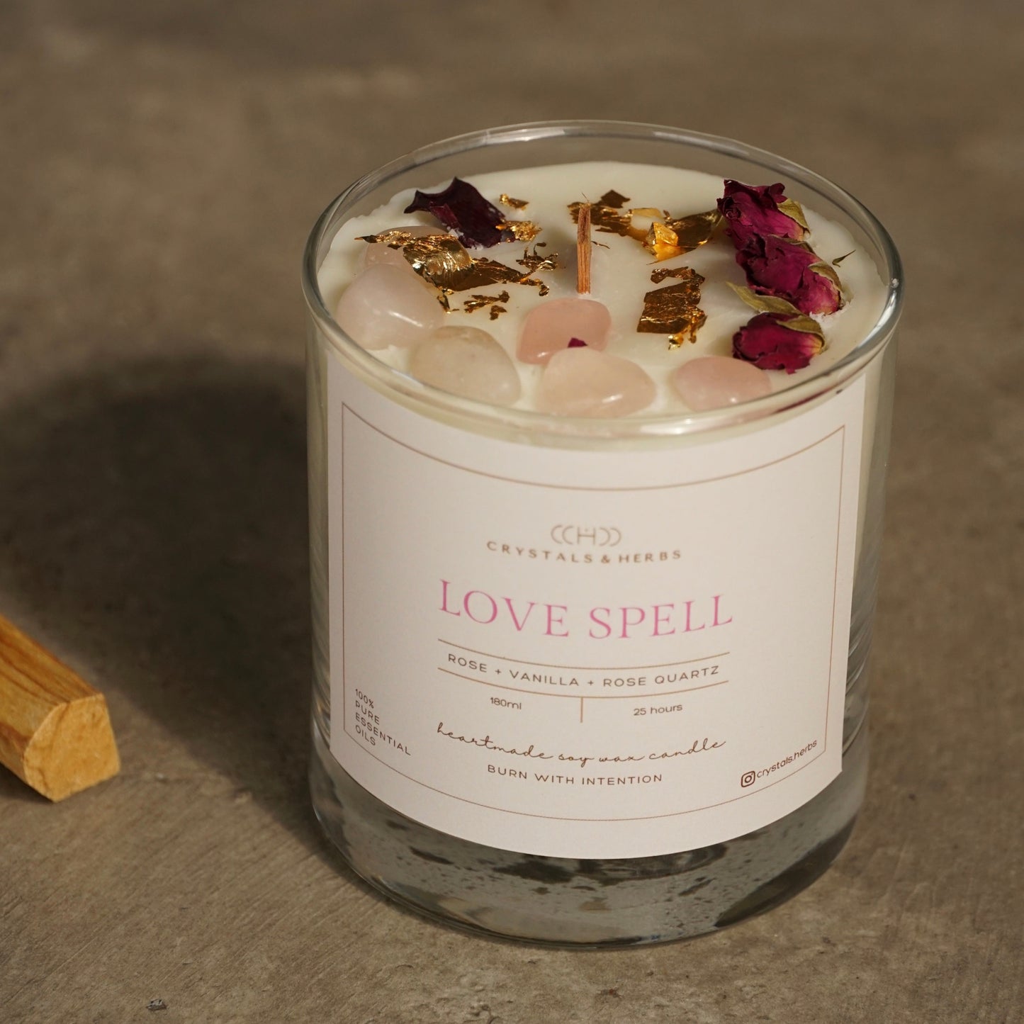 Love Spell Premium Essential Oil Soy Wax Candle