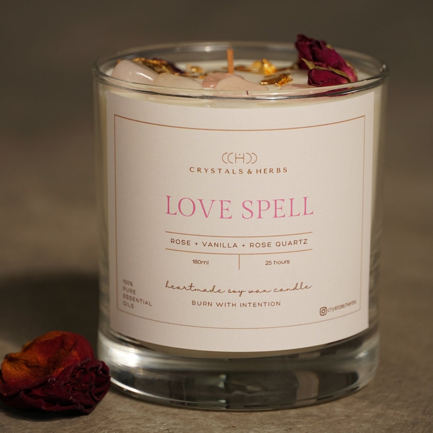 Love Spell Premium Essential Oil Soy Wax Candle