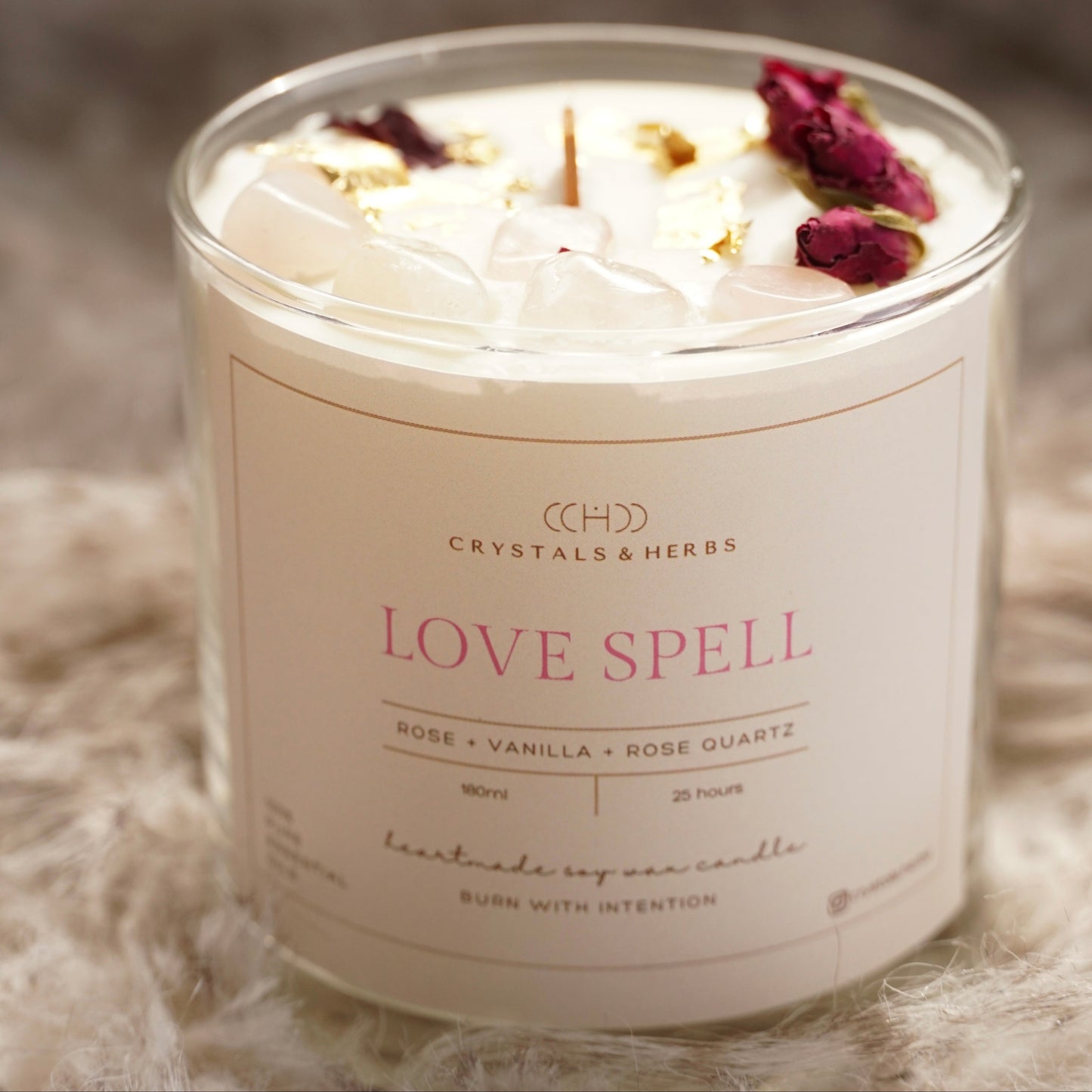 Love Spell Premium Essential Oil Soy Wax Candle