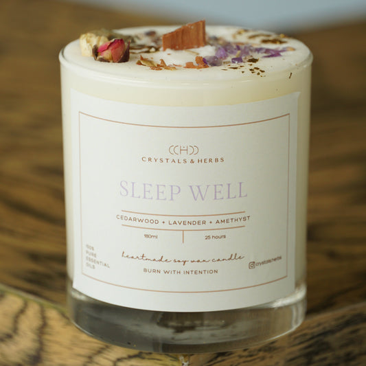 Sleep Well Premium Essential Oil Soy Wax Candle