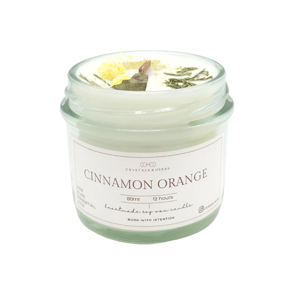 Cinnamon Orange Premium Essential Oil Soy Wax Candle