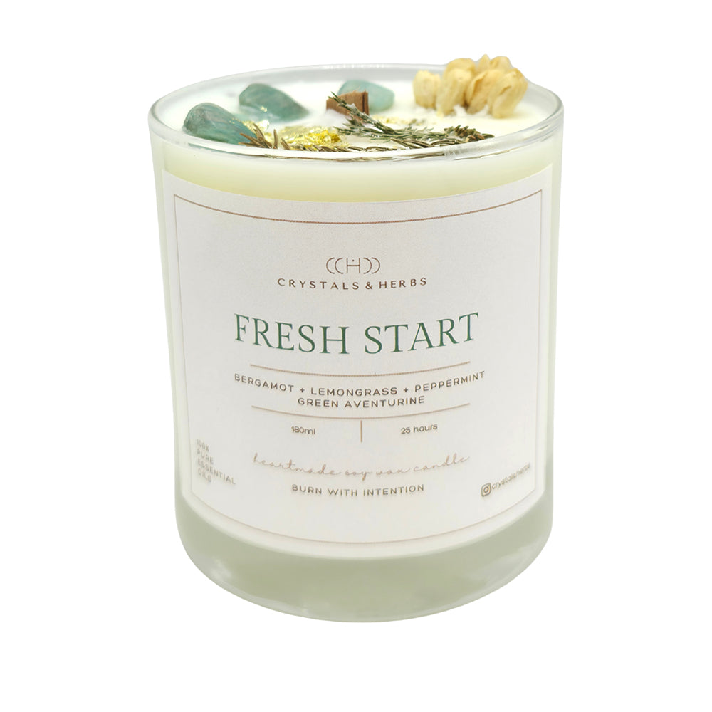 Fresh Start Premium Essential Oil Soy Wax Candle