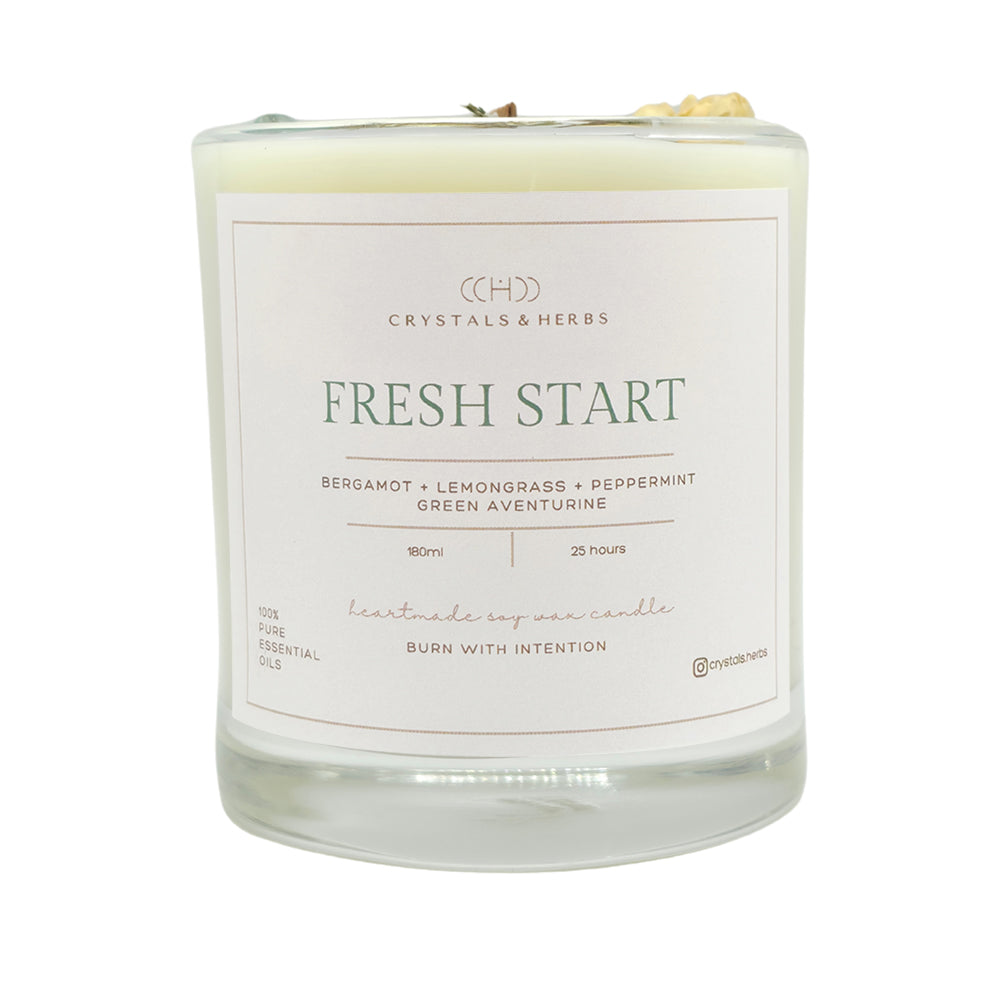 Fresh Start Premium Essential Oil Soy Wax Candle