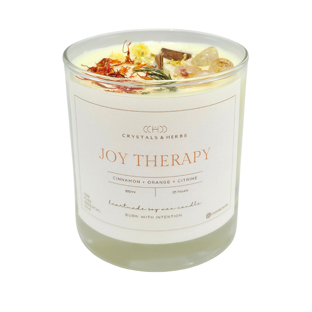Joy Therapy Premium Essential Oil Soy Wax Candle