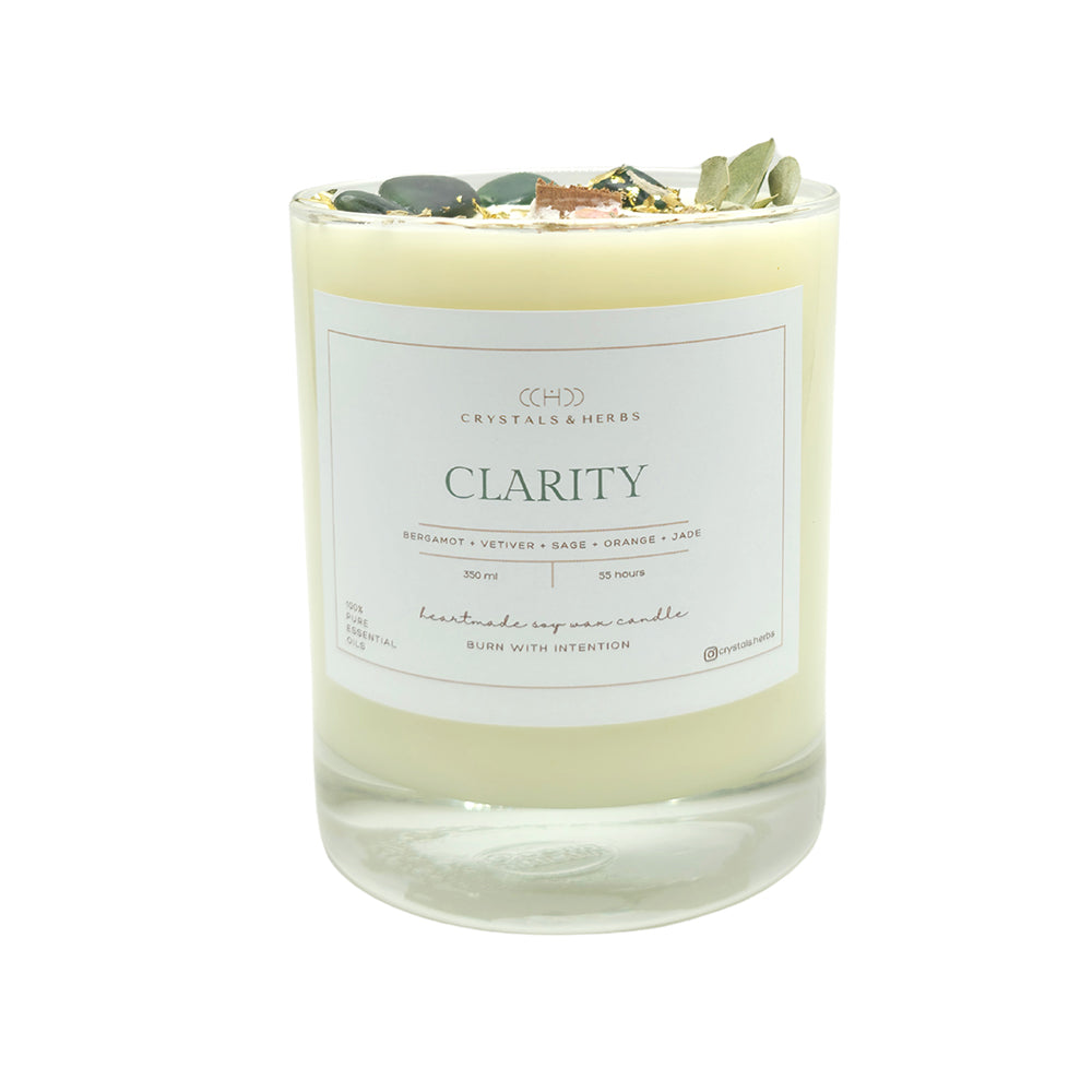 Clarity Premium Essential Oil Soy Wax Candle