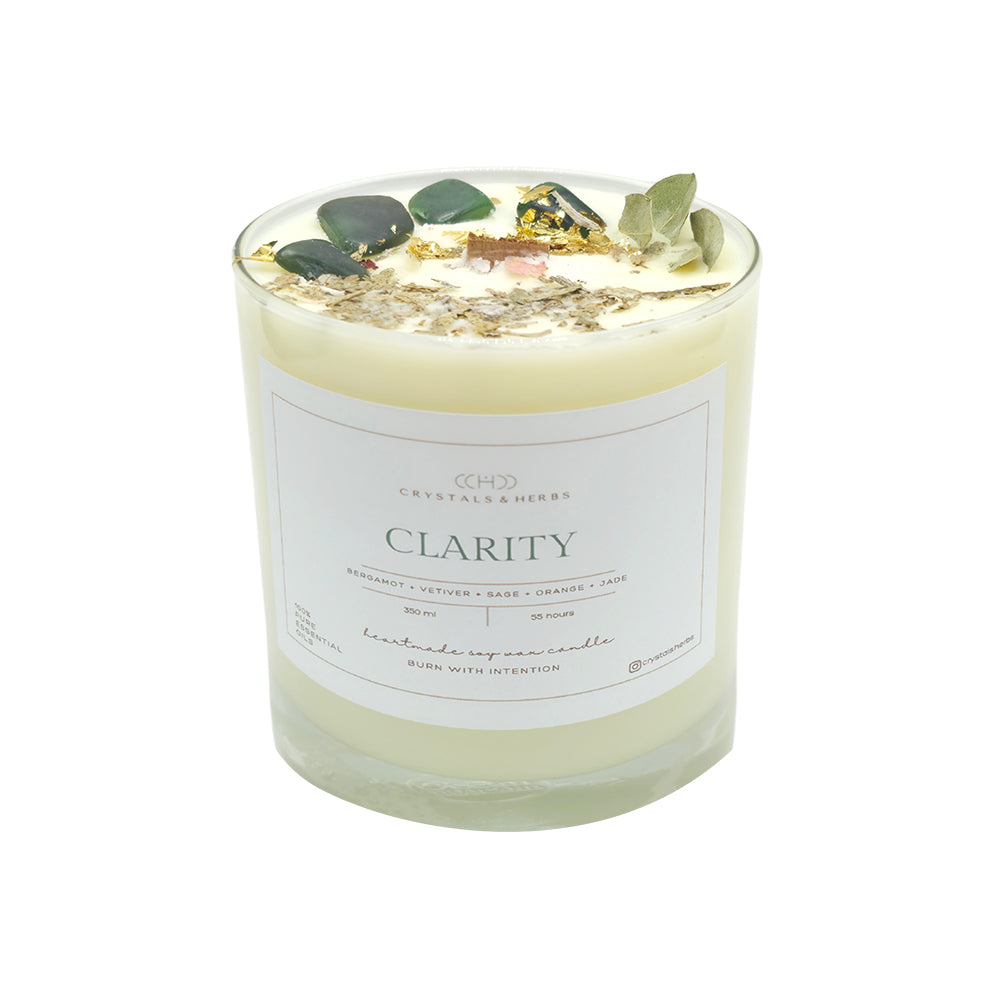Clarity Premium Essential Oil Soy Wax Candle