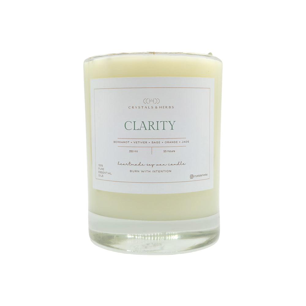 Clarity Premium Essential Oil Soy Wax Candle