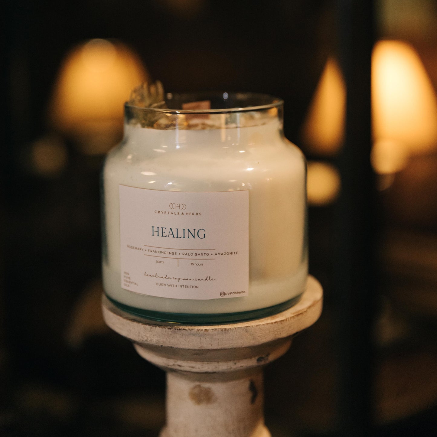 Healing Premium Essential Oil Soy Wax Candle